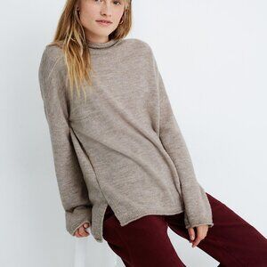 Madewell Taupe Turtleneck Sweater